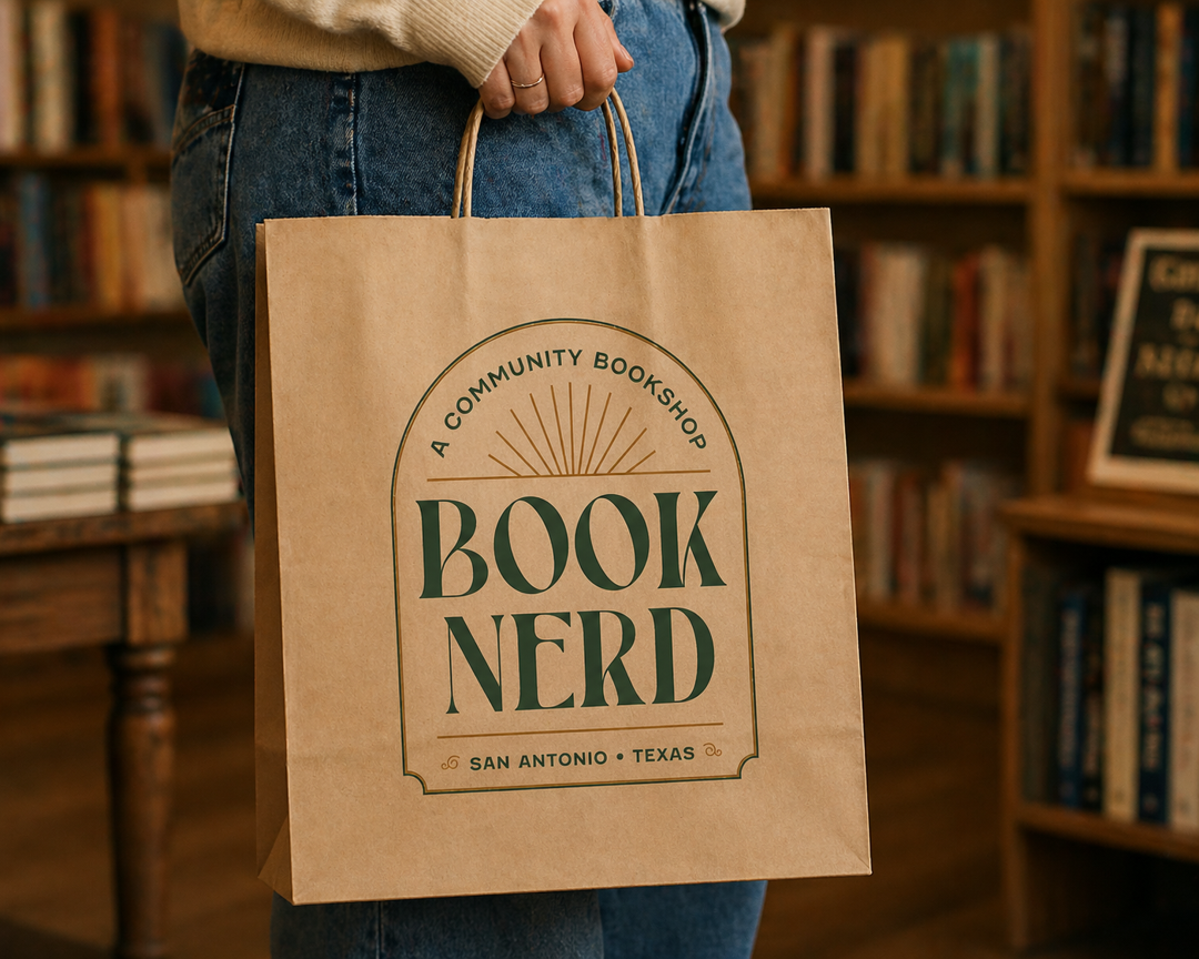 Book Nerd — logo & brand mark